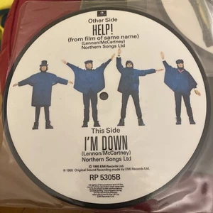 4 x Beatles Picture Discs, 20th Ann. 7” 45 Uk Imports— Rare!! - Picture 1 of 12