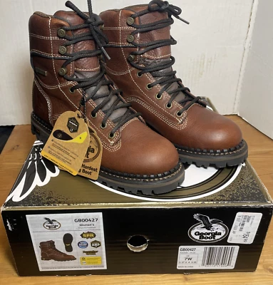 Women's Georgia Boot AMP LT Logger Waterproof Low Heel Logger Boot - Image 1 of 4