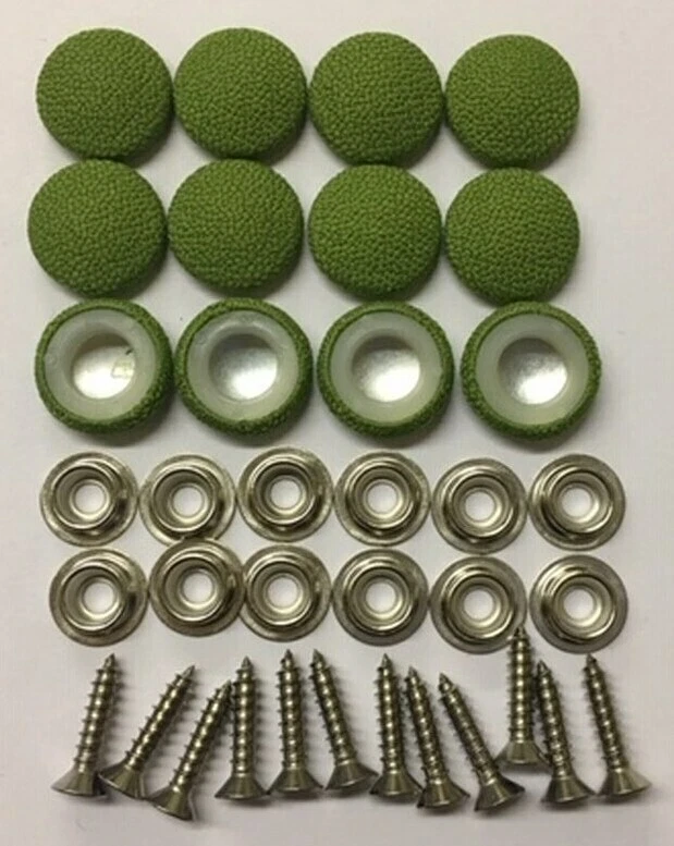 12 Pieces #30 Dura Snap Fabric Upholstery Buttons Choice Of Colors - Image 1 of 1