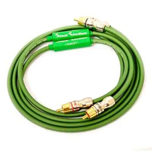 Black Rhodium minuet 0.85m stereo pair RCA - RCA audio cable stereo interconnect - Picture 1 of 2