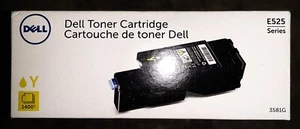 Cartucho de tóner amarillo original Dell 3581G serie E525 - Imagen 1 de 2