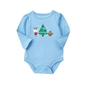 NEW Rare 2016 collection GYMBOREE Baby LS Bodysuit, Bright and Merry 6-12 Months - Picture 1 of 2