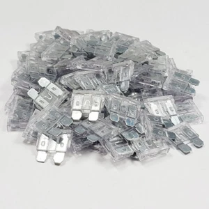 25 Amp Clear 25A Blade Fuses Standard Fuse Amps A Car Van Auto Marine ATO - Picture 1 of 3