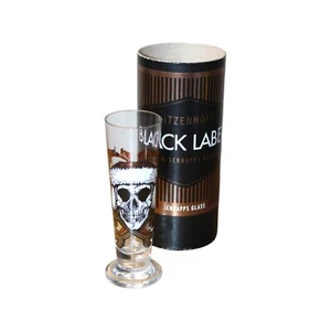 Ritzenhoff Black Label Schnapps Glass by Medusa Dollmaker 2019 Scull Print New - Picture 1 of 8