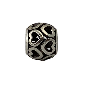 Brighton Open Heart Bead, J92540 Silver Finish, New - Picture 1 of 1