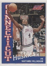 1993-94 University of Connecticut Huskies Team Issue Nantambu Willingham #4