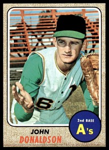 1968 Topps #244 John Donaldson VGEX-B107R12