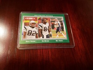 2006 Topps Total New England Patriots Ben Watson/matt Cassel/ Daniel Graham card