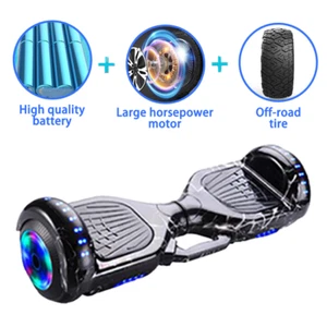 ⭐8" 60cm Electric Hoverboard Bluetooth Speaker LED Self Balancing Scooter Free⭐ - Picture 1 of 12