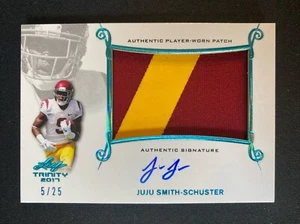 JUJU SMITH-SCHUSTER 2017 Leaf Trinity Rookie Patch Auto /25 *oz - Picture 1 of 2