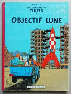 Tintin ; Objectif Lune HERGE éd Casterman rééd B27 1960 - Picture 1 of 10