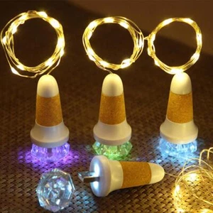 4x Wine Bottle Lights USB Charging LED Cork Bottle Lights Stopper for Xmas Party - Picture 1 of 8