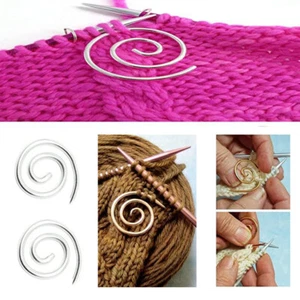 Aguja de tejer cable espiral redonda aguja de tornillo aguja espiral redonda para el hogar ↕ > - Imagen 1 de 9