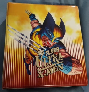 1995 Fleer Ultra X-Men Wolverine Collectors Album w/ 200+ Marvel Comics Cards - Picture 1 of 24