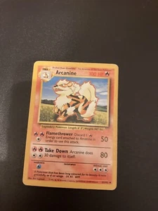 Arcanine 100 HP 1st Edition Pokemon Card Collectible 23/102 - Picture 1 of 2