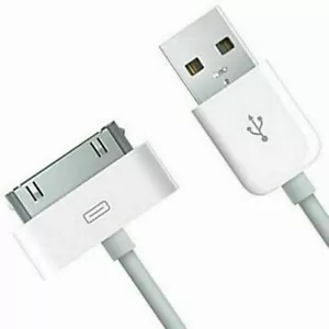 USB Data Sync Cable Cord Charger for iPhone 4 4G 4S 3GS iPod Nano Touch 4G - Picture 1 of 3