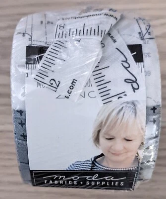 Petite Modern Backgrounds More Paper Jelly Roll by Zen Chic for Moda Fabrics - Image 1 of 3