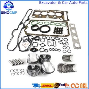 N46 2.0L Engine Piston & Rings + Gasket Kit+ Bearing Set For BMW E46 E81 E88 E90 - Picture 1 of 6