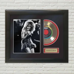 Tina Turner Legends of Music Gold Record Display - Picture 1 of 5