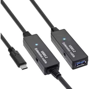 InLine® USB 3.2 Gen.1 Aktiv-Verlängerung, USB-C Stecker an USB-A Buchse, 10m - Bild 1 von 2