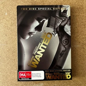 Wanted - 2 Disc Special Edition in Steelbook Case (DVD, 2008) FREE Next Day Post - Bild 1 von 6