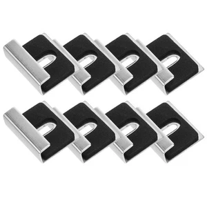 8 Pcs Mirror Clips Holder Fixing Brackets for Frameless - Picture 1 of 12