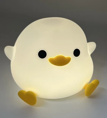 Neu Dodo Duck Nachtlicht LED – USB Aufladbar – Kinderlampe – Silikon – Warmweiß - Bild 1 von 4