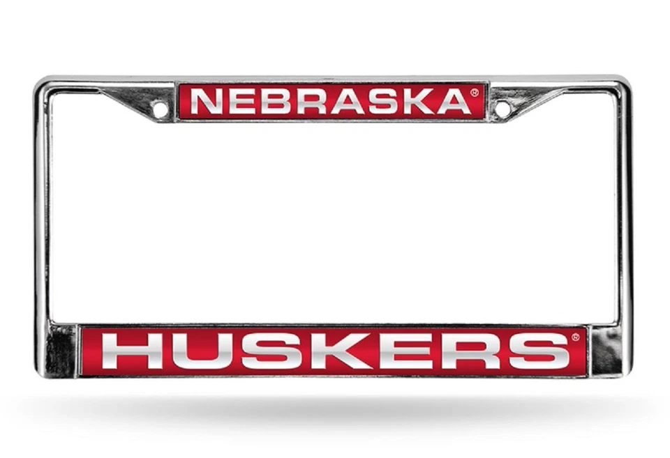 Nebraska Cornhuskers Laser Cut Metal License Plate Frame [NEW] NCAA Car Auto Tag - Image 1 of 1