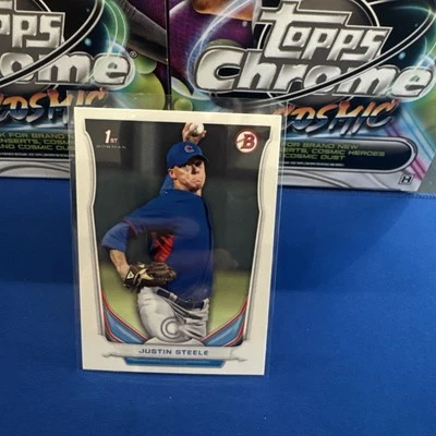 2014 Bowman Draft - Justin Steele #DP120 (RC) - Image 1 of 2