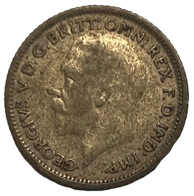 1929 🇬🇧 Великобритания серебро (.500) шесть пенсов - комбинированная доставка - лот C76b - Изображение 1 из 2