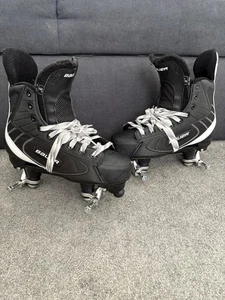 Bauer Flexlite 2.0 Ice Hockey Quad Skates Size 9R - Picture 1 of 6