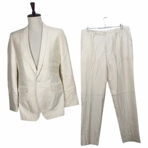 Men's DOLCE&GABBANA DOLCE GABBANA Men s Cream White Silk Blend Suit Setup Top - Picture 1 of 5