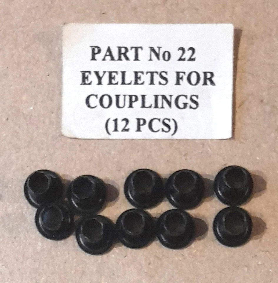 Hornby Eyelets for Couplings - 4mm Diameter - (10 Pieces) - O Gauge - Image 1 of 1