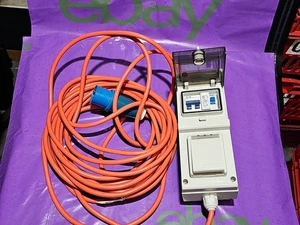 ✅✅✅ Alimentatore di rete con gancio per roulotte 25 amp rcd 16amp 3 pin ✅✅✅ - Foto 1 di 5