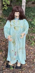 Morbid 5ft "Regan" The Exorcist Spirit Halloween Animatronic Head Spins Works - Picture 1 of 8