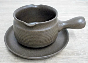 Vintage Denby/Langley Mayflower Gravy/Sauce Boat on Saucer - 1960's - Picture 1 of 4