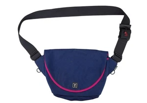 Borsa Messenger Rickshaw Small Zero Cinghia Regolabile Tela Blu Rosa Francisco - Foto 1 di 12