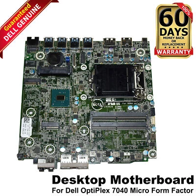 Genuine Dell Optiplex 7040 LGA 1151 DDR4 Desktop Motherboard Mini-ITX 96JG8 - Image 1 of 4