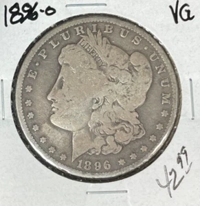 1896-O MORGAN SILVER DOLLAR ~ VG ~NICE COIN~ - Picture 1 of 2
