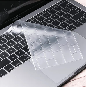 Ultra Thin Transparent TPU Keyboard Cover for MacBook Pro 16 14 13 15 inch M2 M3 - Picture 1 of 12