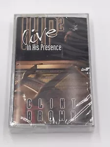 Clint Brown In His Presence Live Vol. 2 w/ Artwork MUSIC Cassette Gospel RARE - Imagen 1 de 4