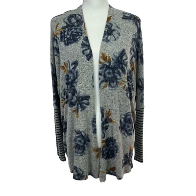 Maurices Women’s Open Front Cardigan Sz XS Multi Color Knit Stretch Long Sleeves - Image 1 of 4