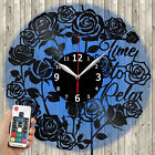 LED Clock Time to relax LED Light Vinyl Record Wall Clock LED Wall Clock 4989