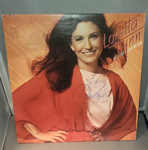 Loretta Lynn We've Come A Long Way Baby Signed Autographed Vinyl Record Album LP Cover