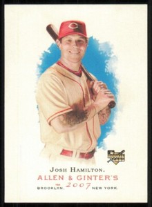 2007 Topps Allen and Ginter #4 Josh Hamilton