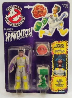 THE REAL GHOSTBUSTERS WINSTON ZEDDMORE SPAVENTOSI KENNER 80 SIGILLATO VINTAGE - Immagine 1 di 4
