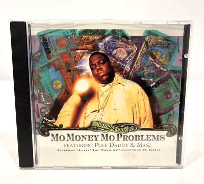 NOTORIOUS B.I.G. MO MONEY MO PROBLEMS CD RAP SINGLE W/ LOVIN' YOU TONIGHT 1997 - Image 1 of 4