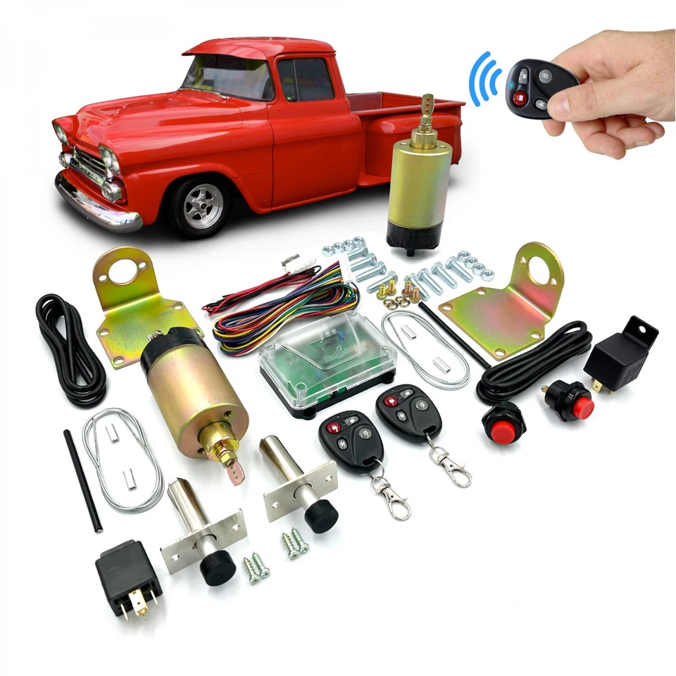 80 Lb Remote Shaved Door Popper Kit with Poppers AutoLoc AUTSVPRO74P muscle - Image 1 of 2