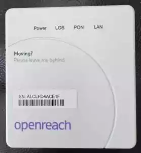 Nokia-ONT G-010G-R Openreach Optical Fibre GPON Terminal Used - Picture 1 of 2