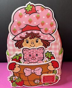 Loungefly Strawberry Shortcake Custard Scented Cosplay Mini Backpack NWT